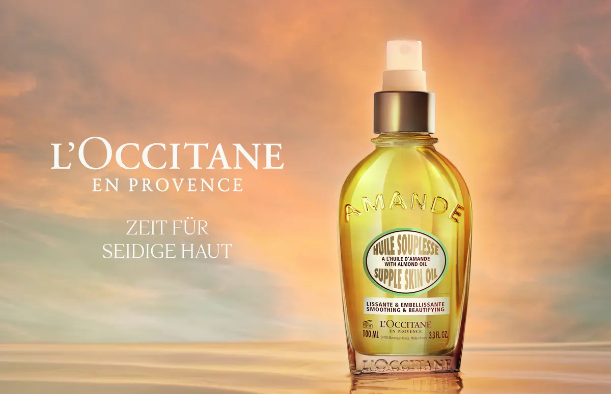 Kampagnenvisual L'OCCITANE, Mandelpflege