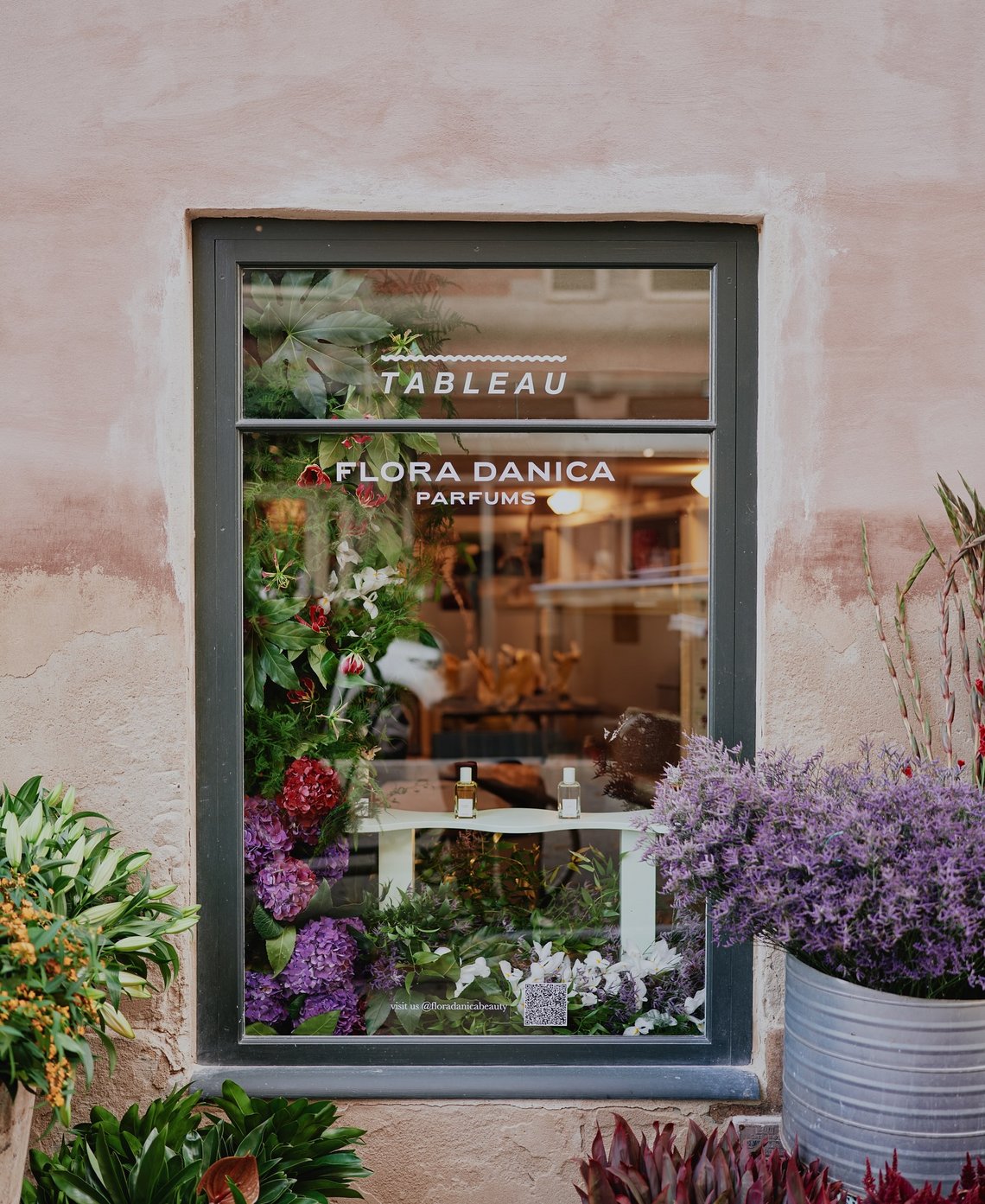 Flora Danica Parfums Schaufenster